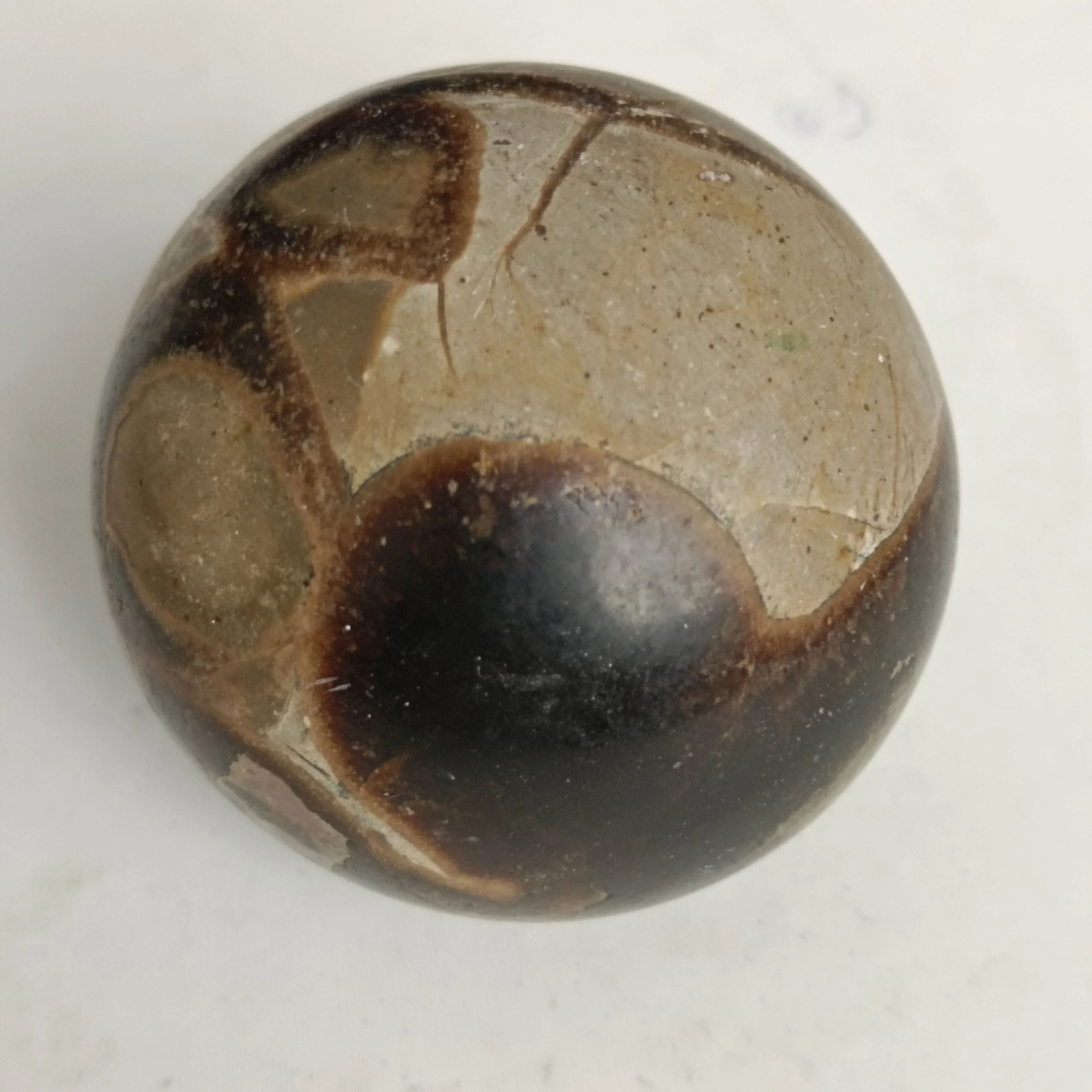 

5cm Natural septarium stone sphere specimen mineral stones ball