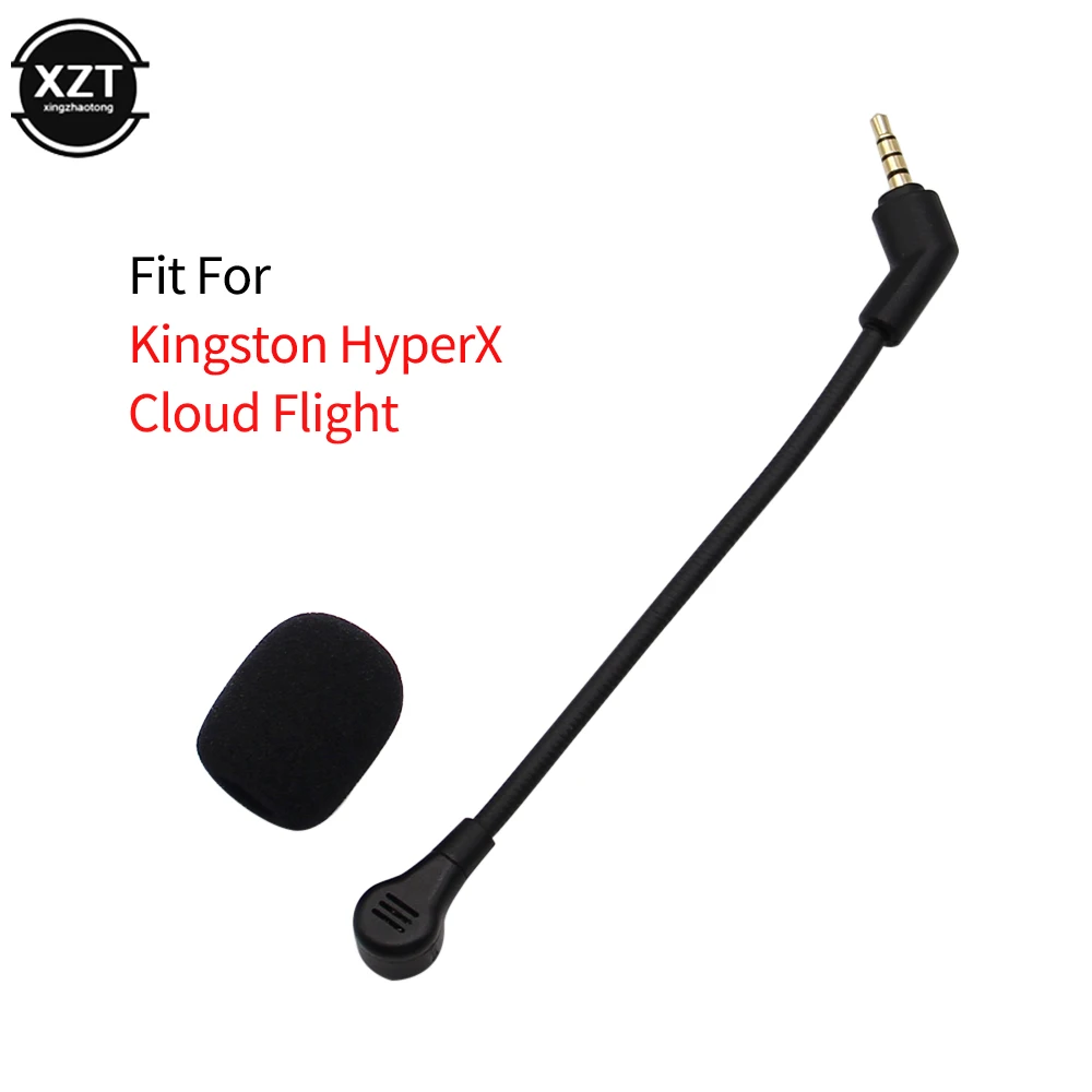 

New Gaming Headphone 4 Pole 3.5mm Microphone for Kingston HYPERX Cloud Flight Mini Mic Wireless Headsets Accessories