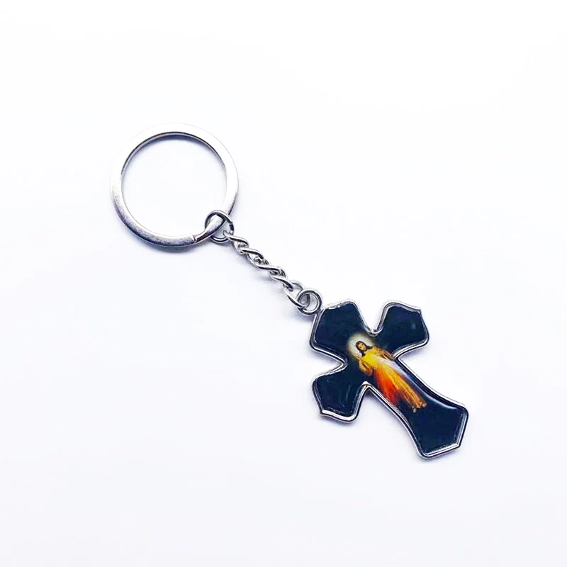Сент-Иисус брелок с крестом автомобильный подарок | Украшения и аксессуары