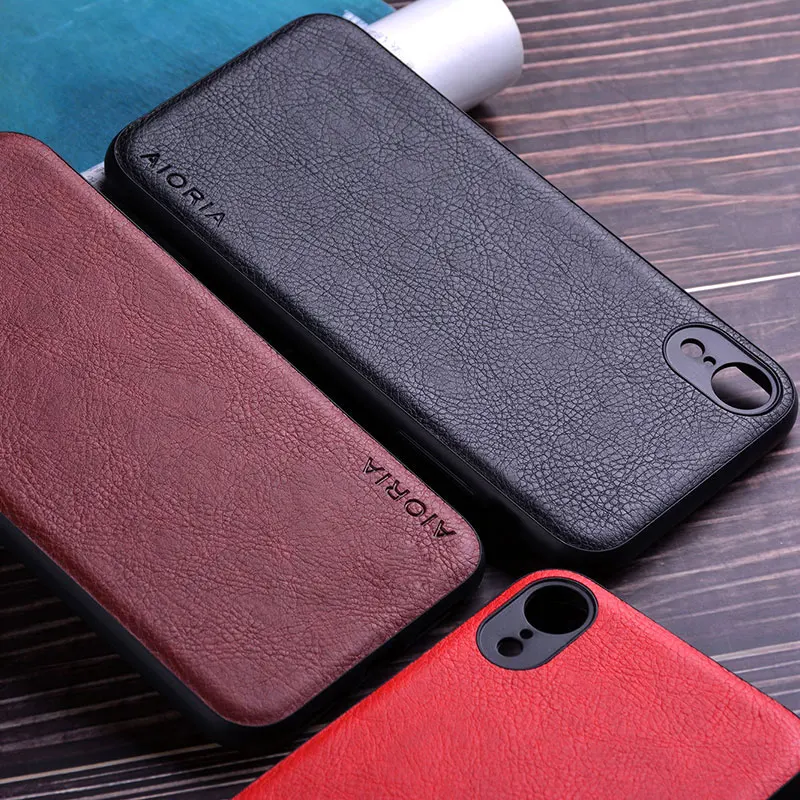 Чехол для iPhone XR X XS 11 12 Pro Max Mini SE 2020 6 6S 7 8 Plus роскошный винтажный кожаный чехол