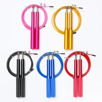 skipping rope aluminum alloy handle steel wire bearing jump ropes fitness equipment for men women kids home gym training
