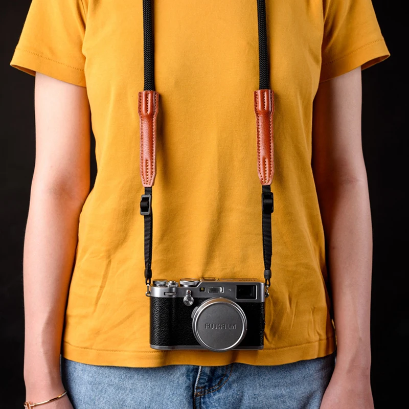 Плечевой ремень из воловьей кожи в стиле ретро подвесной шнур для камеры Sony Micro