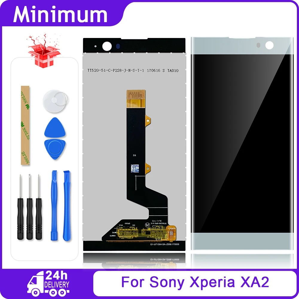 ЖК дисплей для Sony Xperia XA2 5 2 дюйма сенсорный экран с дигитайзером в сборе запасные
