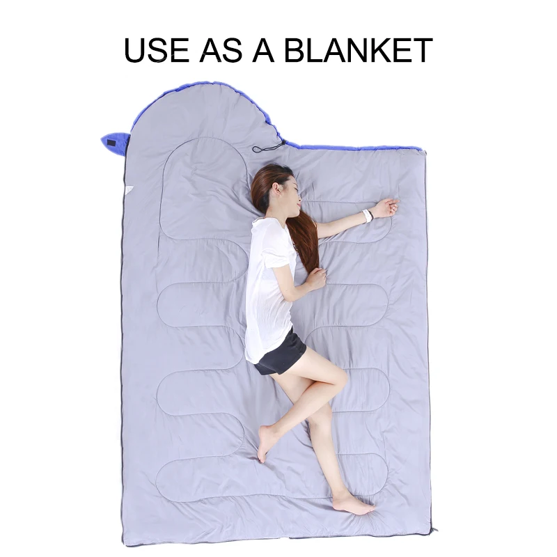 Спальный мешок BSWolf для кемпинга сверхлегкий теплый конверт спальный взрослых