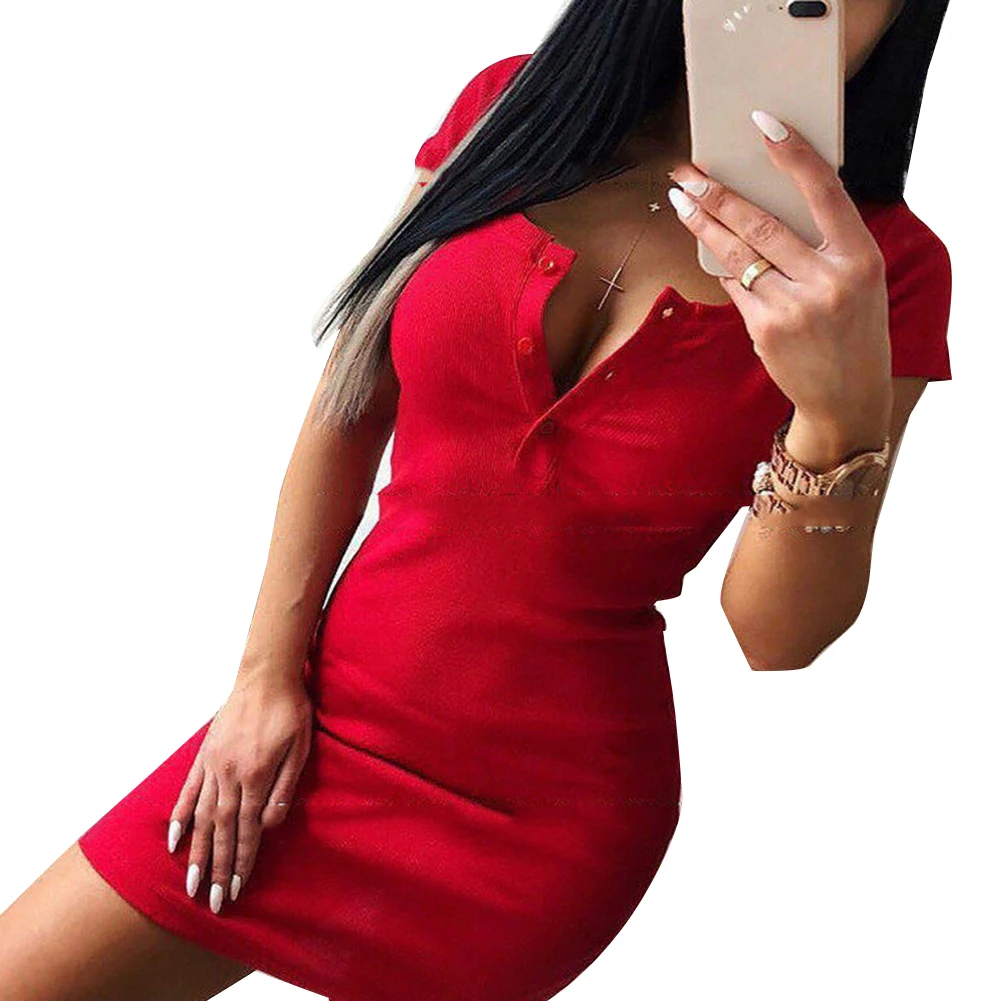 Женское сексуальное платье свитер с v образным вырезом повседневное тонкое