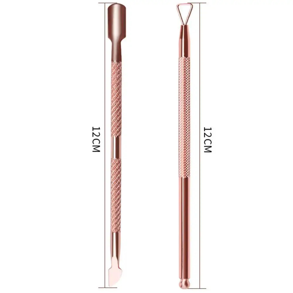 

2-piece Set With Box-1 Set Nail Art Tool Set Nail Removal Push Steel Set Nail Remover Nail Planer Removal B3N6