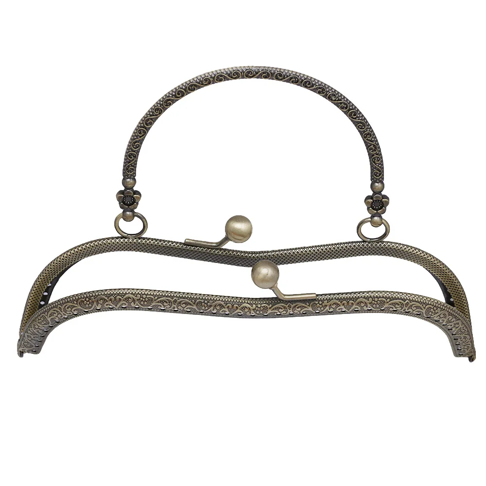 MIUSIE металлические оправы для кошелька 19 см поцелуй застежка ручка клатч сумочка