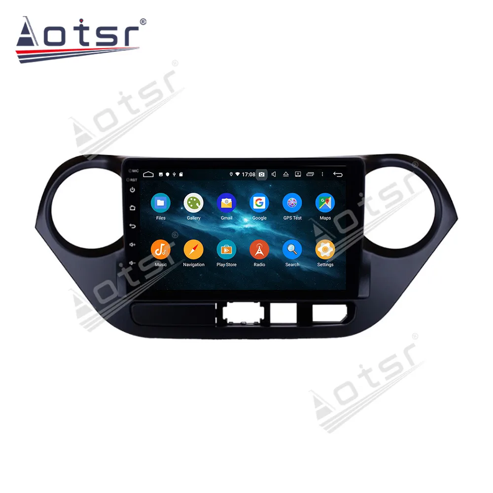 2 Din IPS Android 10 DSP Автомобильный мультимедийный плеер для Hyundai Grand I10 2013 2014 2015 - 2019 GPS Navi