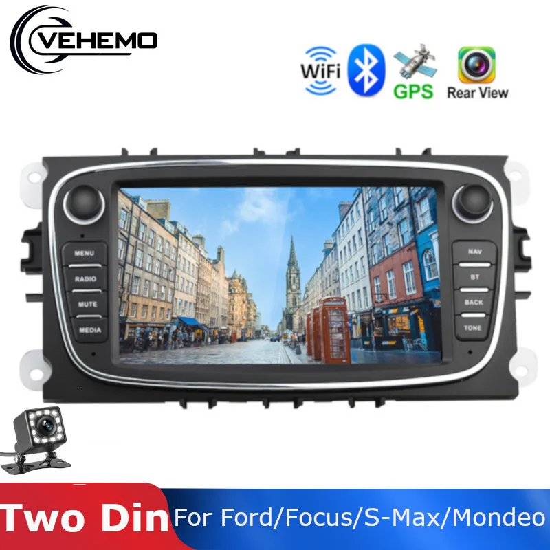 Vehemo Автомобильный мультимедийный плеер Android 8 1 GPS Автомагнитола 2 Din 7 ''аудио DVD
