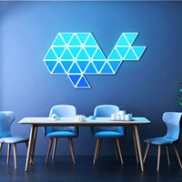 smart led wall light tiles light panels wifi lighting lamp rhythm edition smarter kit for office home decoration