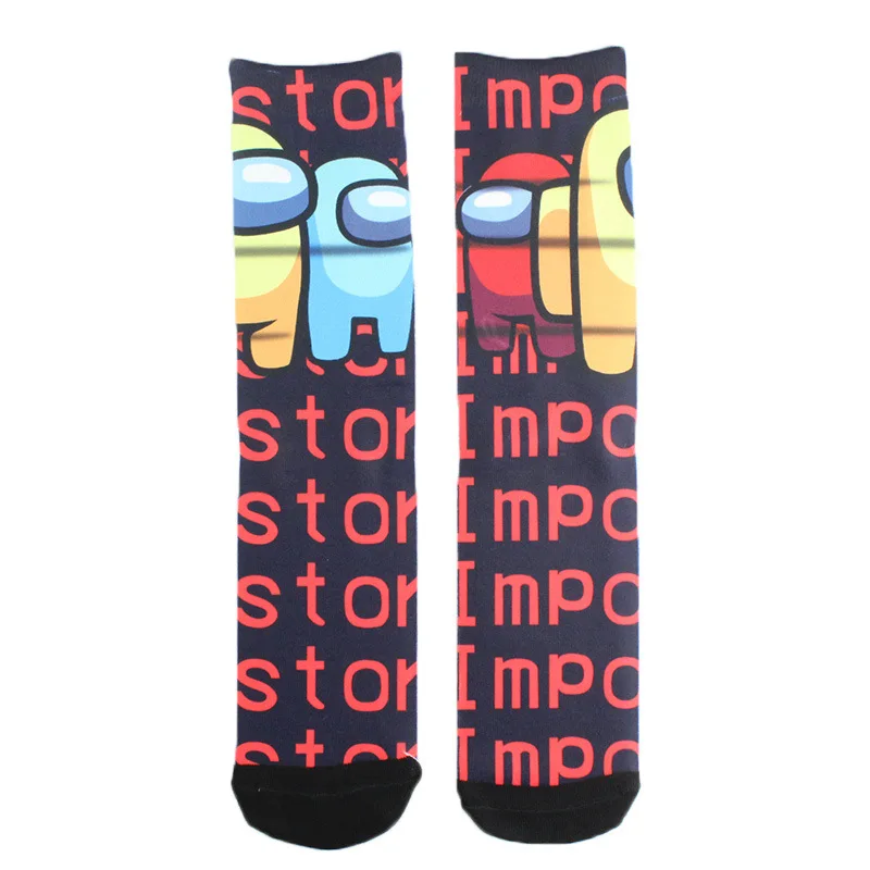 

Among Us Sock Mens 3D Print Man Socks Adult Kawaii Sox High Quality Plaid Warm Cotton Autumn Winter Unisex Trendy Calcetines