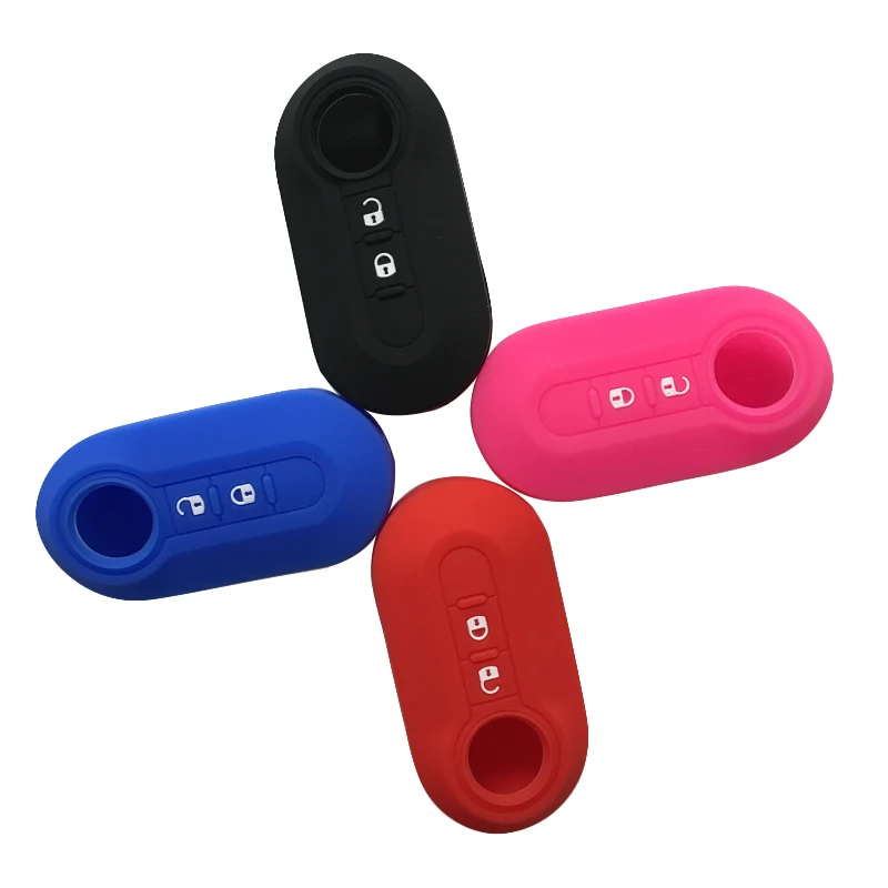Силикагель набор чехол автомобильный ключ крышка для Fiat Panda 500x500 силиконовый 2