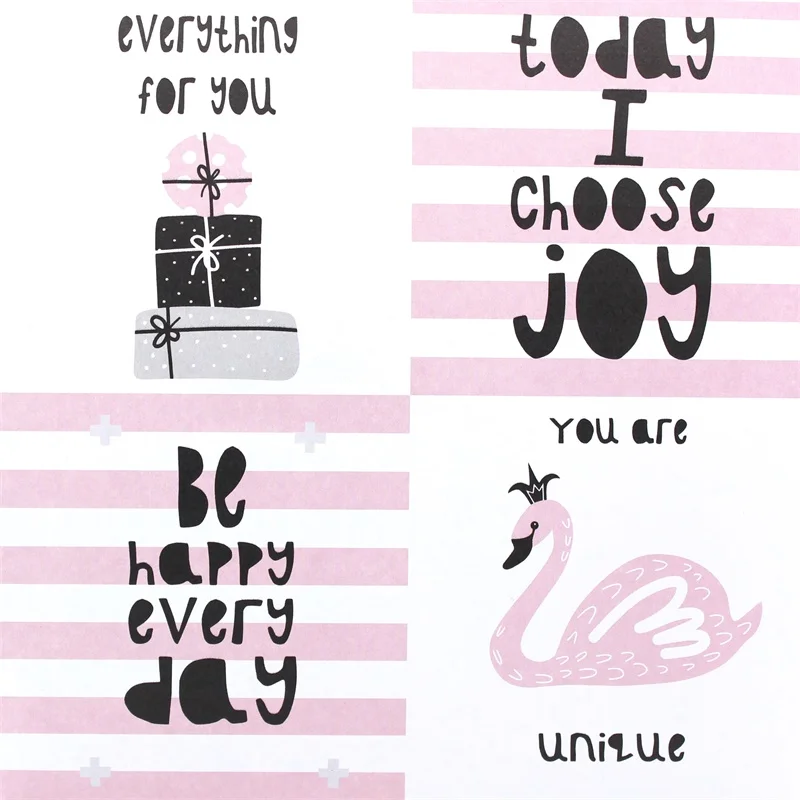 24 листа 6 дюймов Лебедь сердце Скрапбукинг колодки бумага Оригами художественная