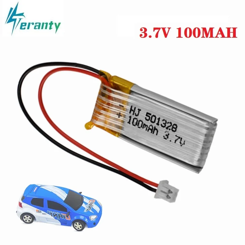 

1/2/3 шт. 3,7 В 100 мАч Lipo батарея RC Мини белая вилка для RC 1/28 мини-автомобиля/RC вертолета/RC квадрокоптера