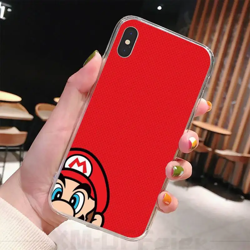 Ivits Miner Mario TPU мягкий чехол для телефона iphone 6 6s plus 7 8 X XS XR MAX 11 pro Pro Max | Мобильные