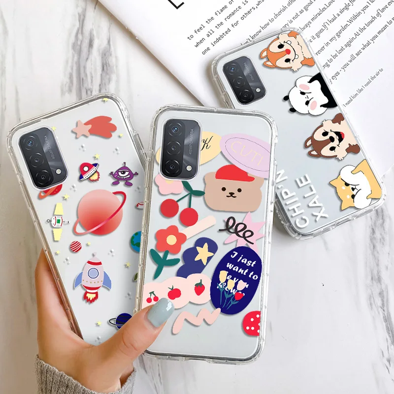 

Soft Case For OPPO Realme C11 Cases Cute Bumper For OPPO Realme 5S 5i 6i C15 C12 C21 7i Narzo 20 10A Clear Silicone Capas