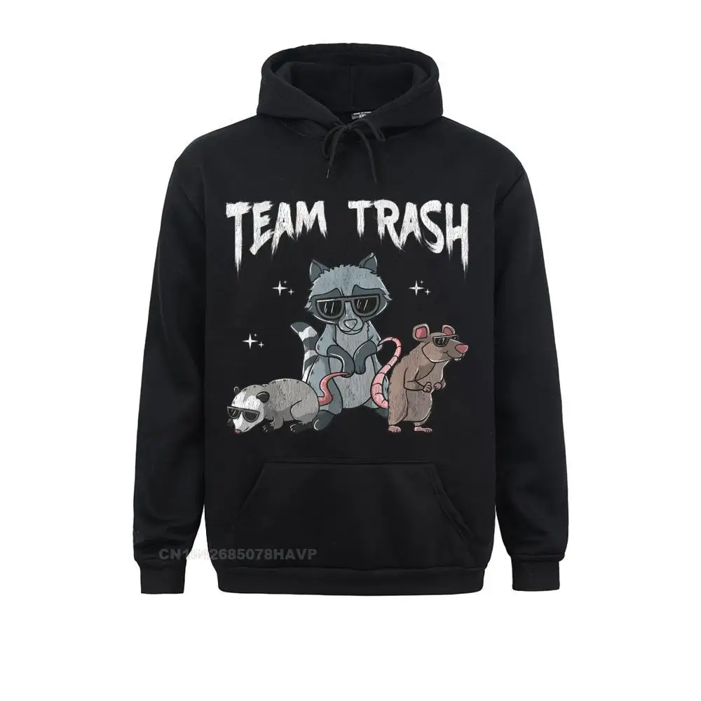 

Brand New Team Trash Shirt Animal Gang Opossum Raccoon Rat Garbage Hoodie Unique Sweatshirts Men's Hoodies Men Sportswears Fall