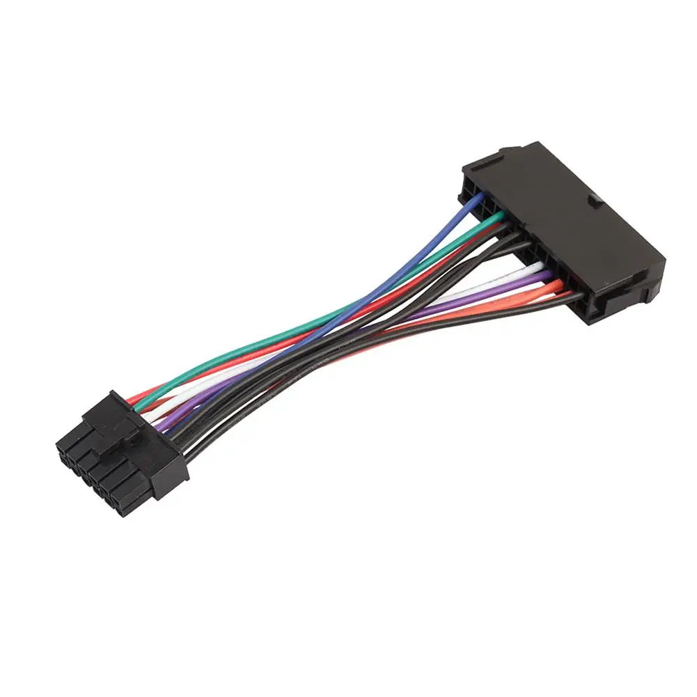 Переходник ATX 24-контактный разъем на 12-контактный кабель питания 18AWG шнур для