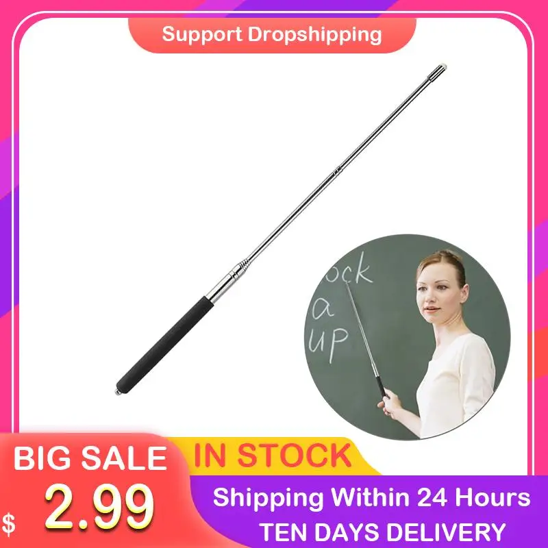 Hand Pointer Extendable Telescopic Retractable Pointer Handheld Presenter Classroom Whiteboard Pointer