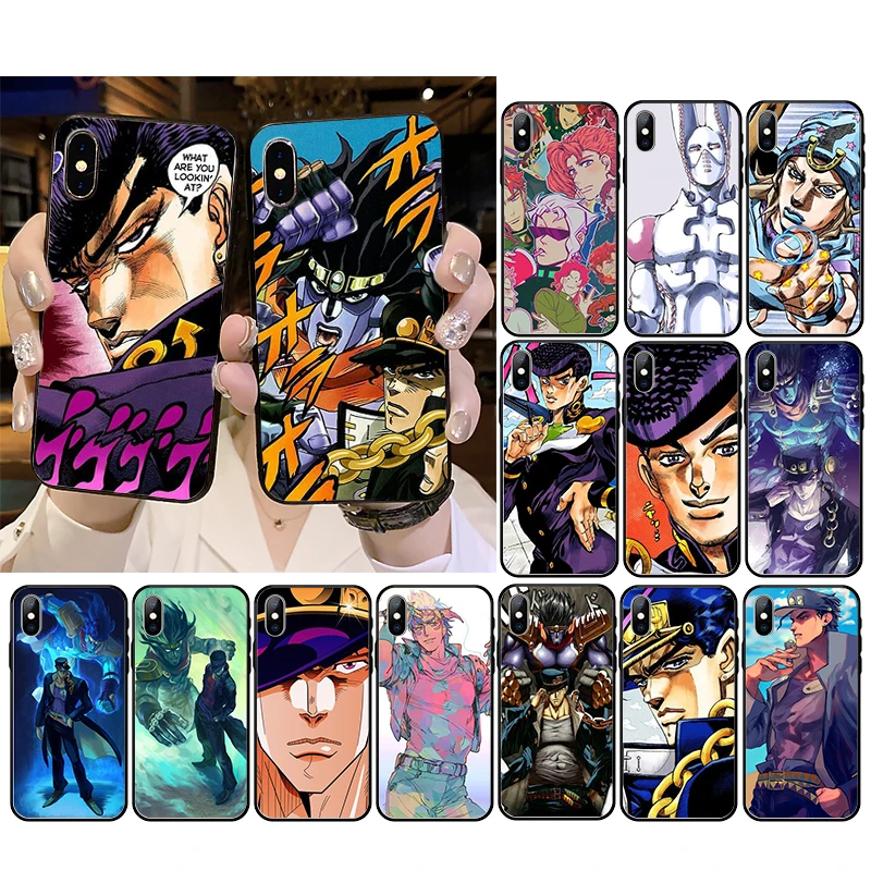 

JoJo Bizarre Adventure Phone Case For iPhone 12mini 12 11 ProMax XS MAX XR SE2020 8 7 6 6S Plus X 5S Case