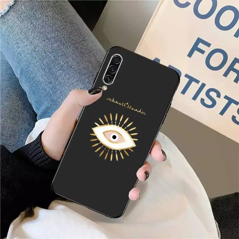 

Evil Eye cartoon high quality Phone Case For Samsung galaxy S 9 10 20 A 10 21 30 31 40 50 51 71 s note 20 j 4 2018 plus