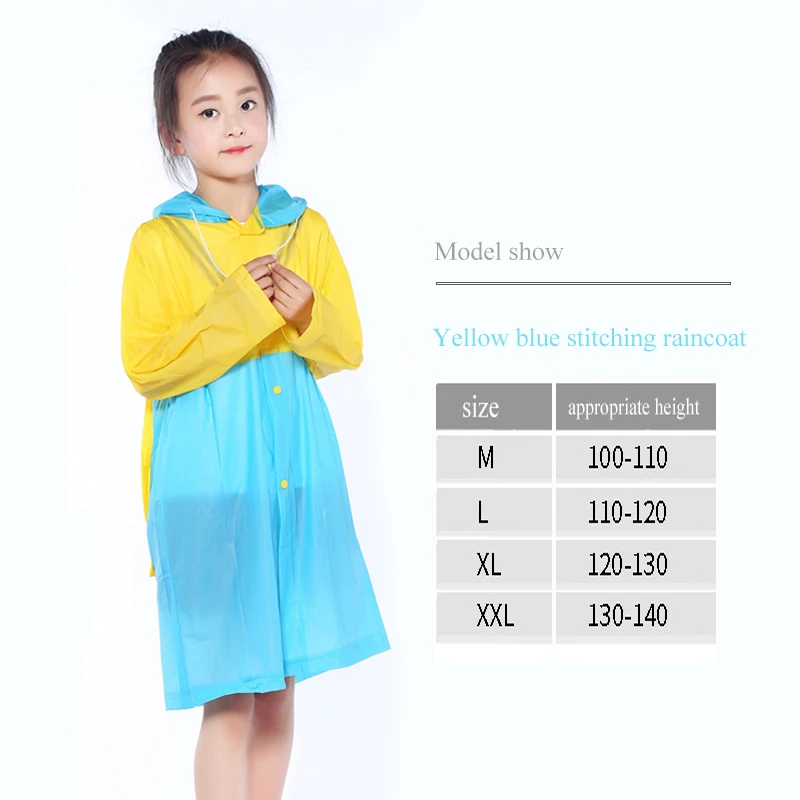 дождевик детский для мальчиков и девочек школьные сумки дождевики непромокаемый