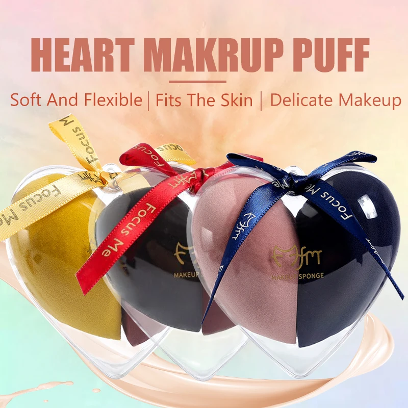Любовь капли воды макияж губка в форме тыквы пуховка для Макияжа Косметический