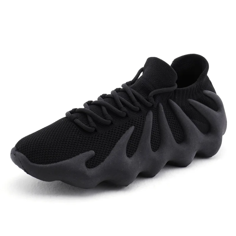 

Women's Casual Shoes Breathable Socks Fashion Designer Running Shoes Women Mesh Lace-up Outdoor Walking Sneakers 2021 New