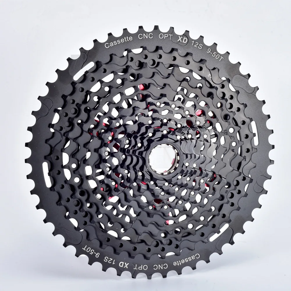 

SUNSHINE MTB 12 Speed 9-50T bike Cassette XD Cassette Black 540g 9-50T Cassette 12s Cassette k7