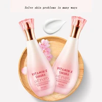 cherry blossom body skin care moisturizing body lotion brighten body cream vitamin e repair peeling rough dry body lotion