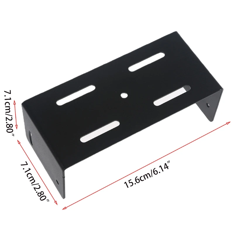 CB Radio Replacement Mounting Bracket Fit For ICOM MBF4 Two Way Radio Black Walkie Talkie Accessories 15.6x7.1x7.1cm