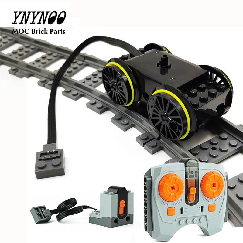 Compatible for City Train motor High-Tech Parts Multi Power functions Tool servo Blocks 10254 Train engine 88002 Motor PF sets