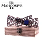 Набор деревянных галстуков-бабочек для взрослых и детей, галстук-бабочка, школьный галстук-бабочка