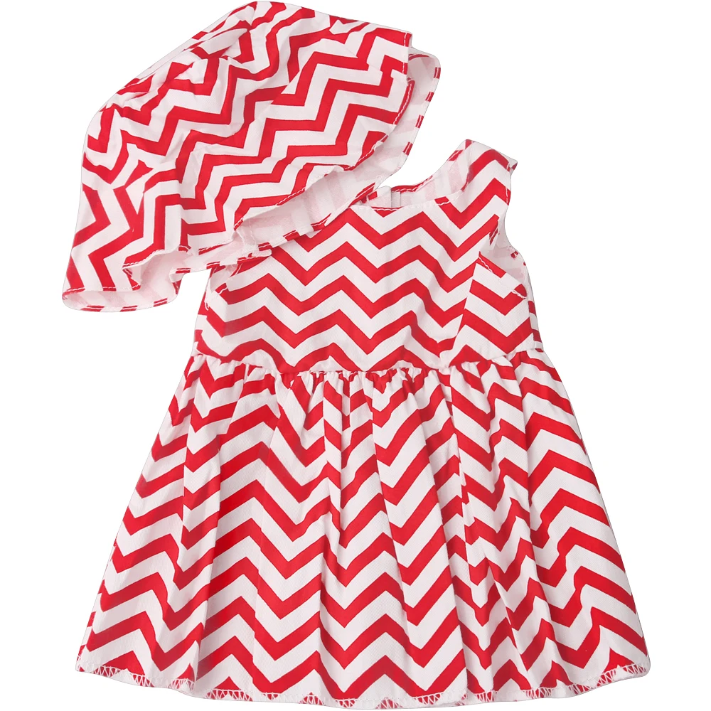 18 дюймов американская Кукла одежды для малышей Летняя одежда девочек Красные