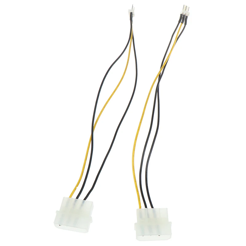 2 шт. 4Pin IDE на 3Pin компьютер CPU/Чехол разъем питания вентилятора Кабельный