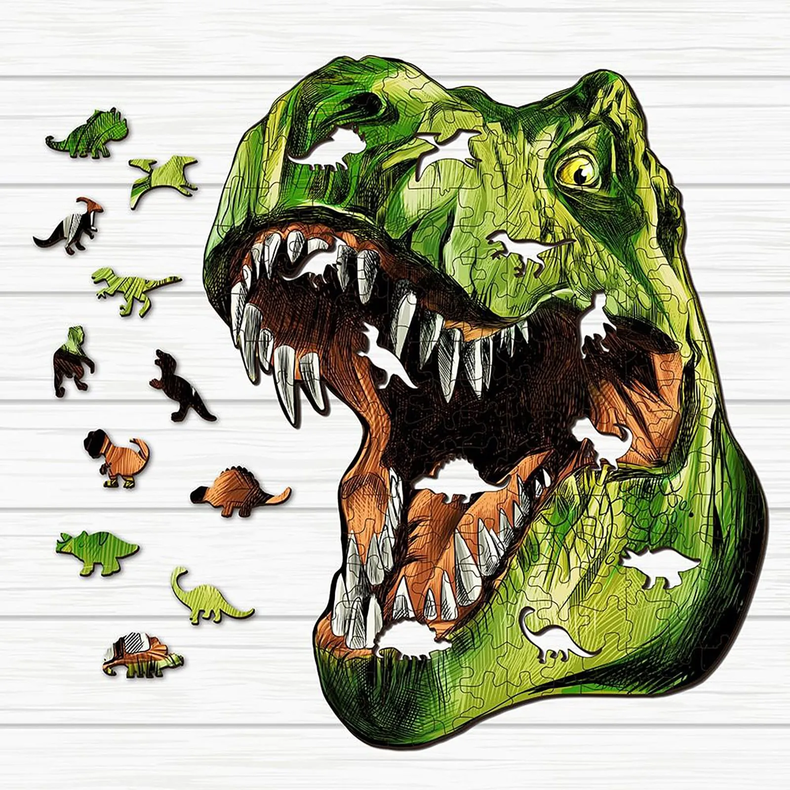 Качественный Пазл конструктор уникальные кусочки деревянные головоломки для