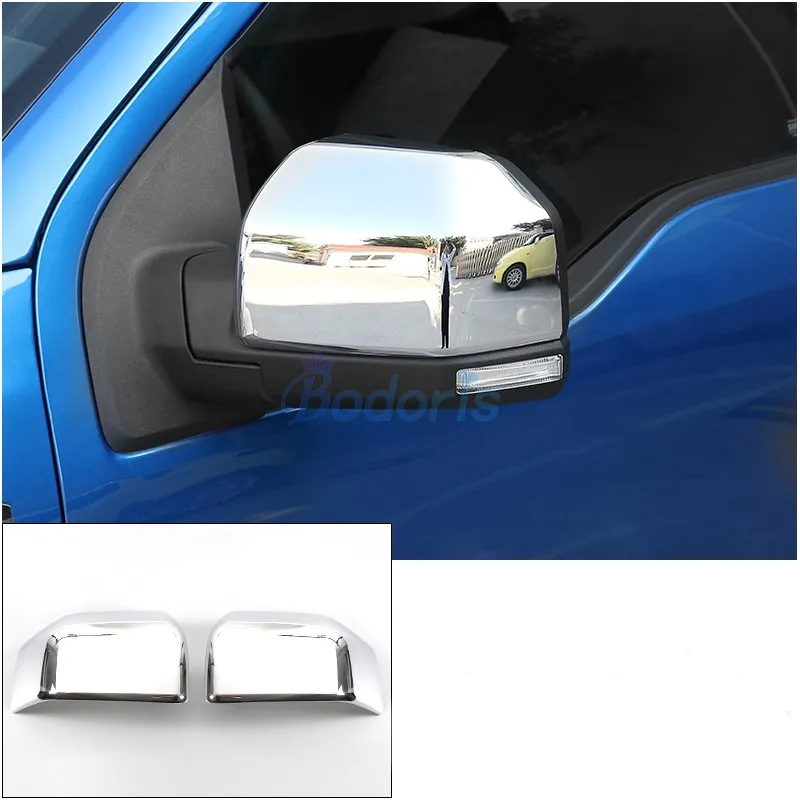 

For Ford F150 RAPTOR 2017 2018 2019 Side Wing Mirror Cover Rear view Overlay Cap Sticker Garnish Moulding Trim Car Accessories