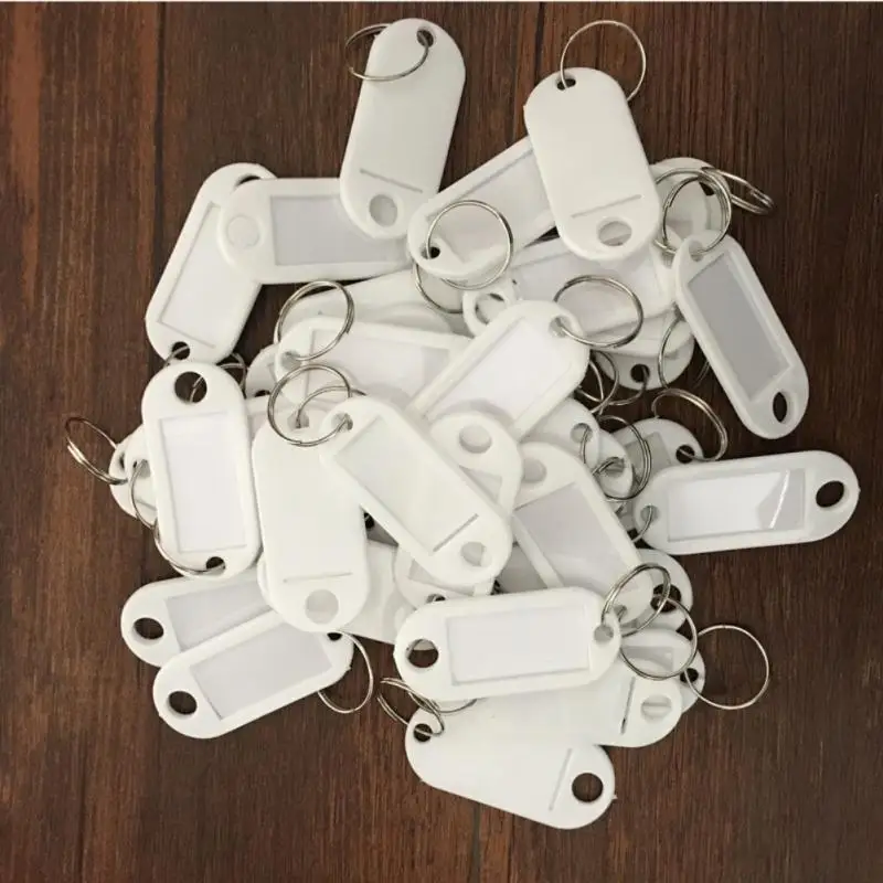 1 шт. креативная Цветовая классификация карточки ключи с кольцом пластиковая