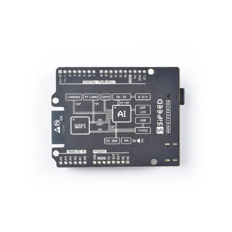 Плата для разработки Sipeed Maixduino AI K210 RISC-V + lOT ESP32 совместимая с Arduino. 1-я RV64 плата Edge