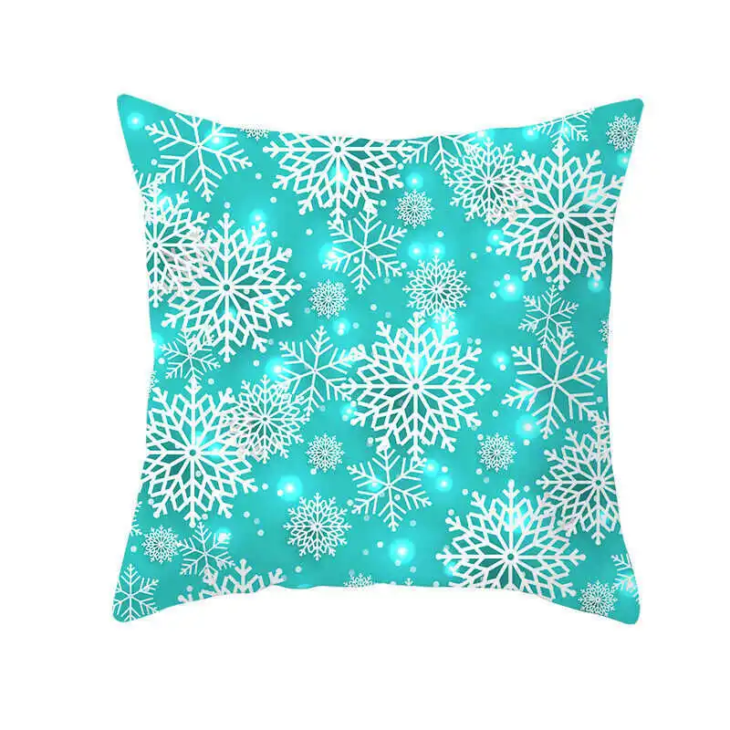 Счастливого Рождества диванные подушки для Синий чехол Декор дома декоративная