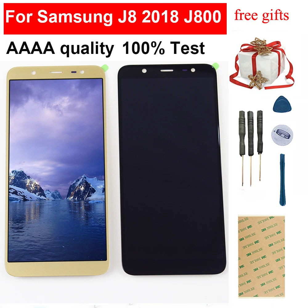 

For Samsung Galaxy J8 2018 J800 J800FN Touch Screen Digitizer Sensor Panel Glass + LCD Display Monitor Screen Panel Assembly