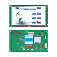 7 inch smart touch screen hmi panel embedded open frame lcd display with 3 year warranty and uart interface