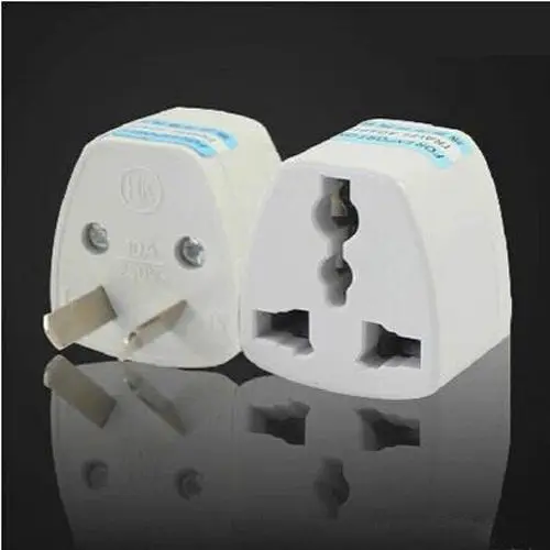 

UK AU EU To USA US Plug Travel Converter Adapter Power Plug Charger Wall White