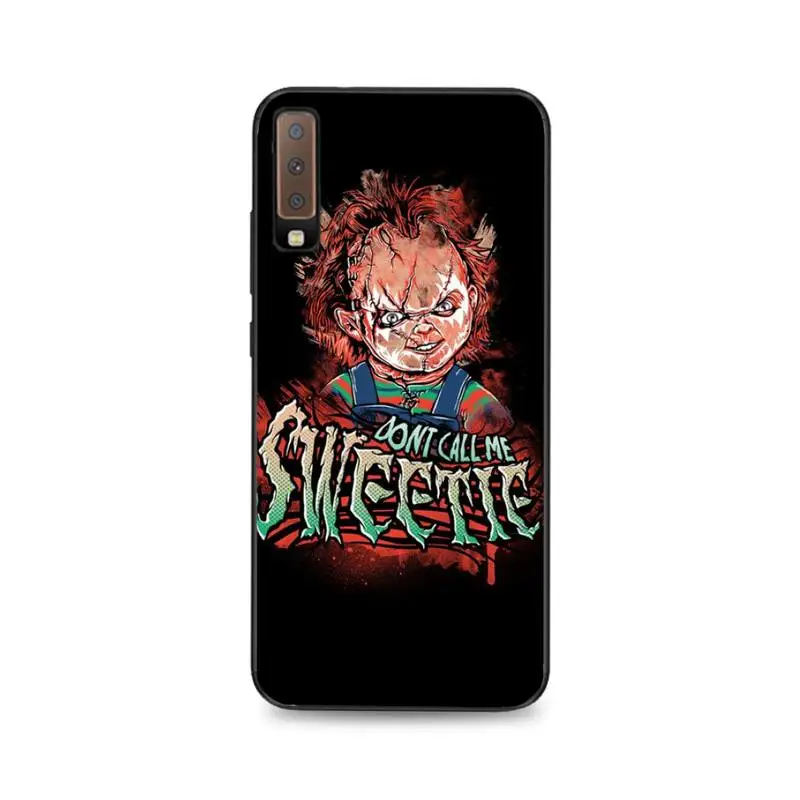 Мягкий ТПУ чехол Maiyaca Чарльз Ли Рэй Чаки Кукла черный для телефона Samsung A51 A71 A40 A50 A70