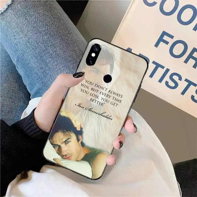 

ian somerhalder famous actor Phone Case For Xiaomi Redmi note 7 8 9 t max3 s 10 pro lite coque funda shell cover