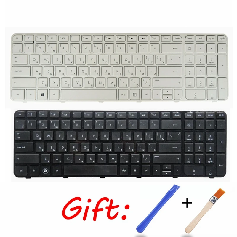 RU для hp для Pavilion G6-2000 G6-2100 G6-2200 G6-2211SR G6-2300 русской клавиатуры ноутбука черный или белый