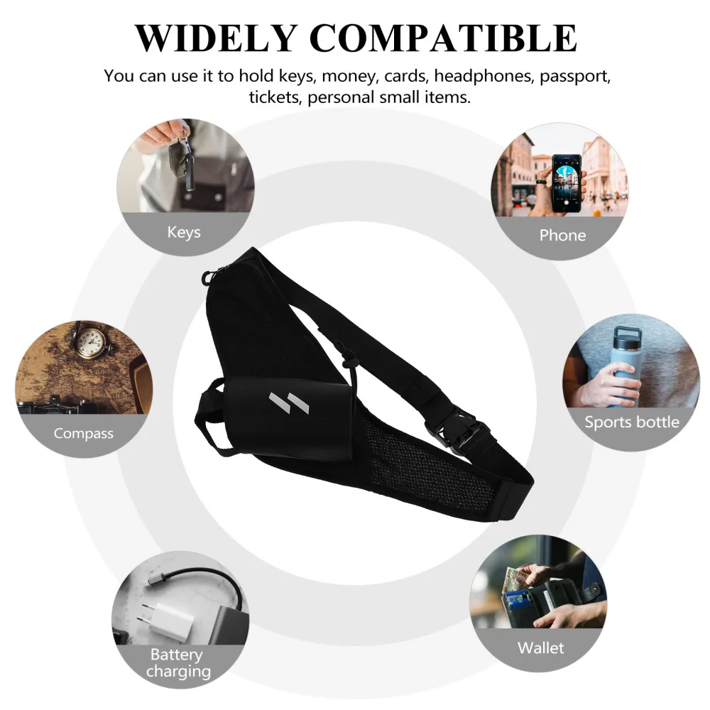 

Waist Pack Sport Running Belt Pouch Bag with Water Bottle Holder Storage Pocket