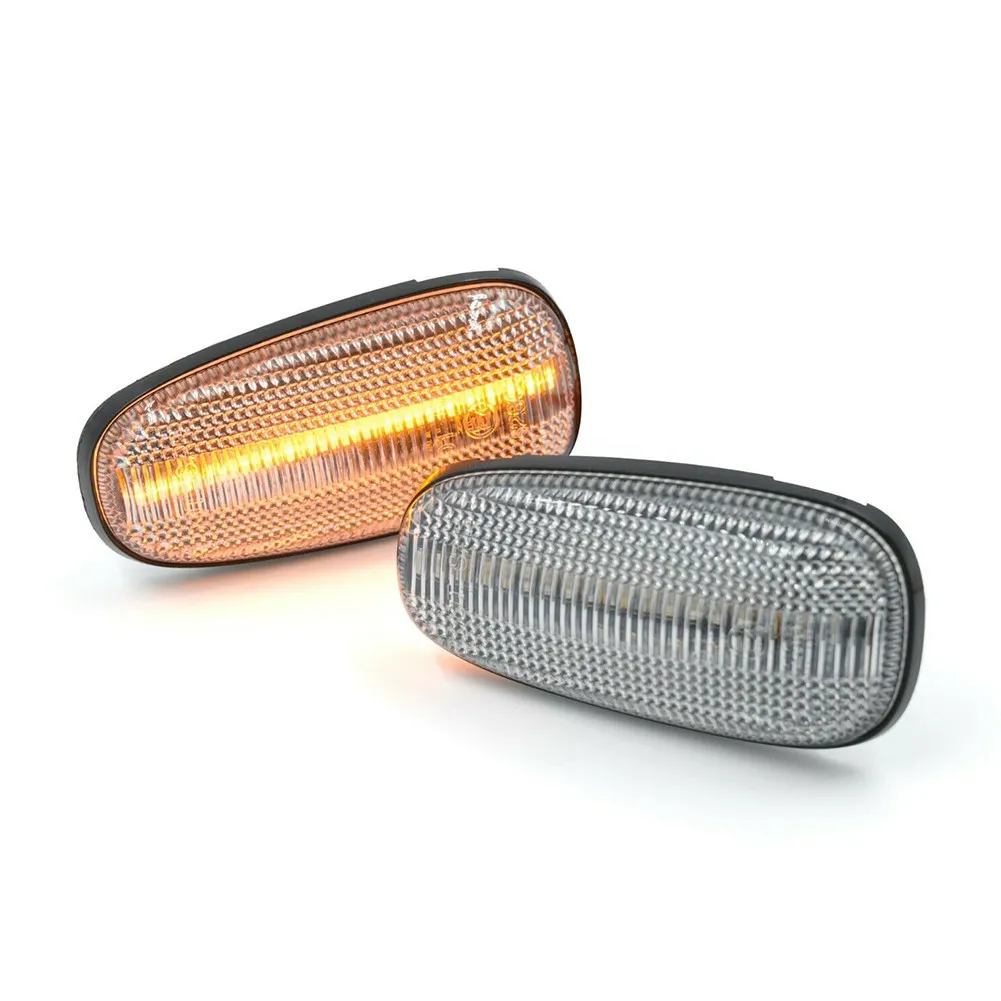 

Side Marker Side Marker Light 2 Pcs Bliker Clear Fender For Cadillac STS STS-V 2005-2021 Light Sequential