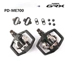 Велосипедные педали Shimano GRX, регулируемая стабильная самоблокирующаяся педаль для горного велосипеда ME700, Черная