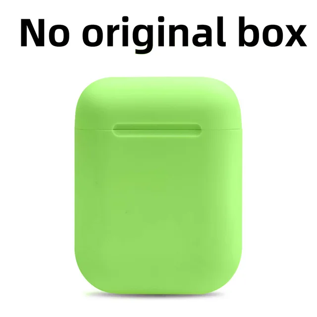 i12 Green no box I12 TWS, беспроводная гарнитура с сенсорной клавишей, Bluetooth 5,0, спортивные стерео наушники для iPhone, Xiaomi, huawei, samsung, смартфон - Цвет: i12 Green no box